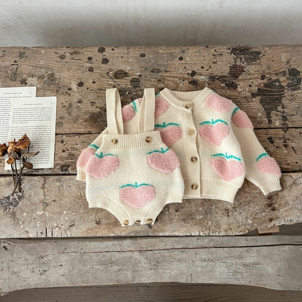 Set aus Cardigan und Bloomer | 3 Monate-3 Jahre