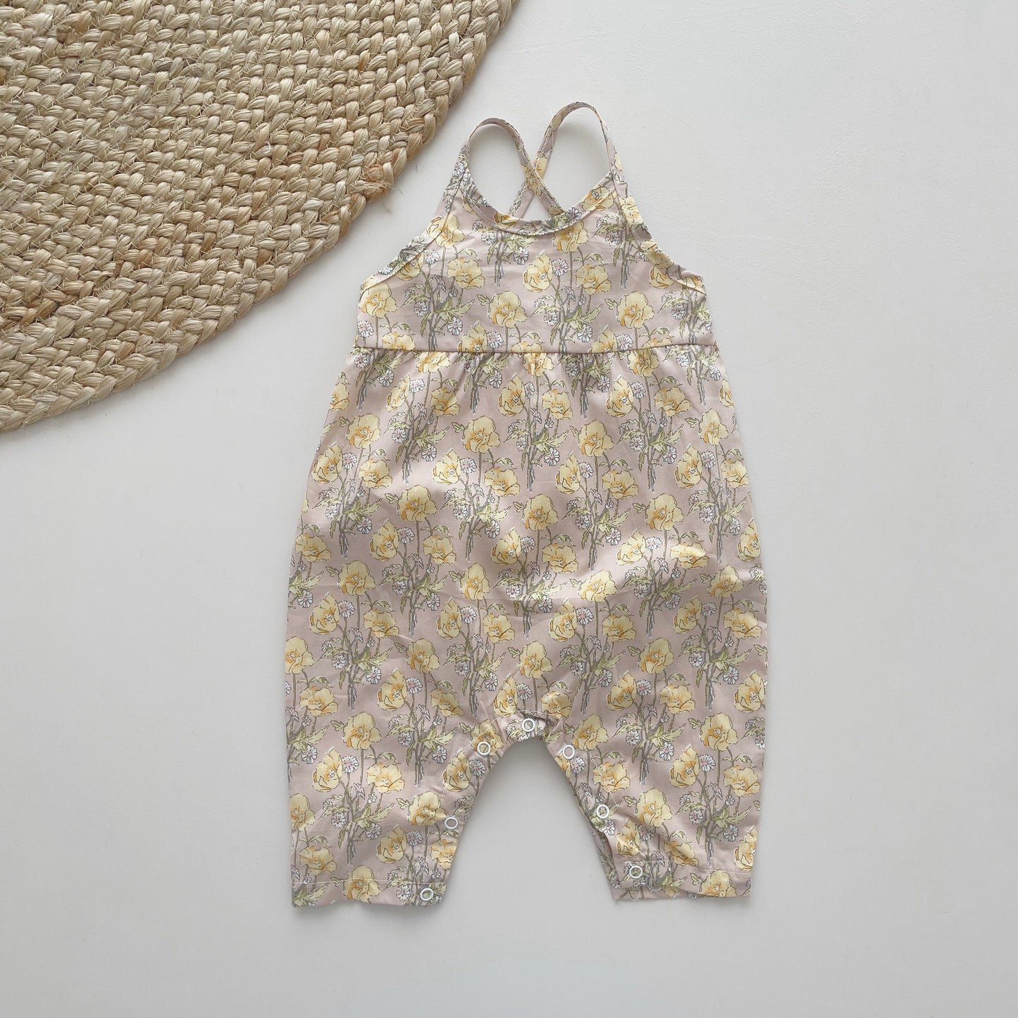 Blümchen-Jumpsuit | 3 Monate - 3 Jahre
