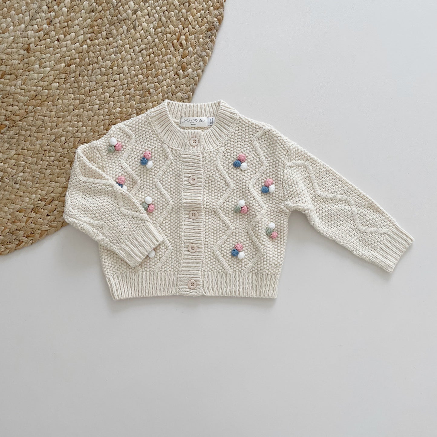 Pom-Pom Cardigan | 1-5 Jahre