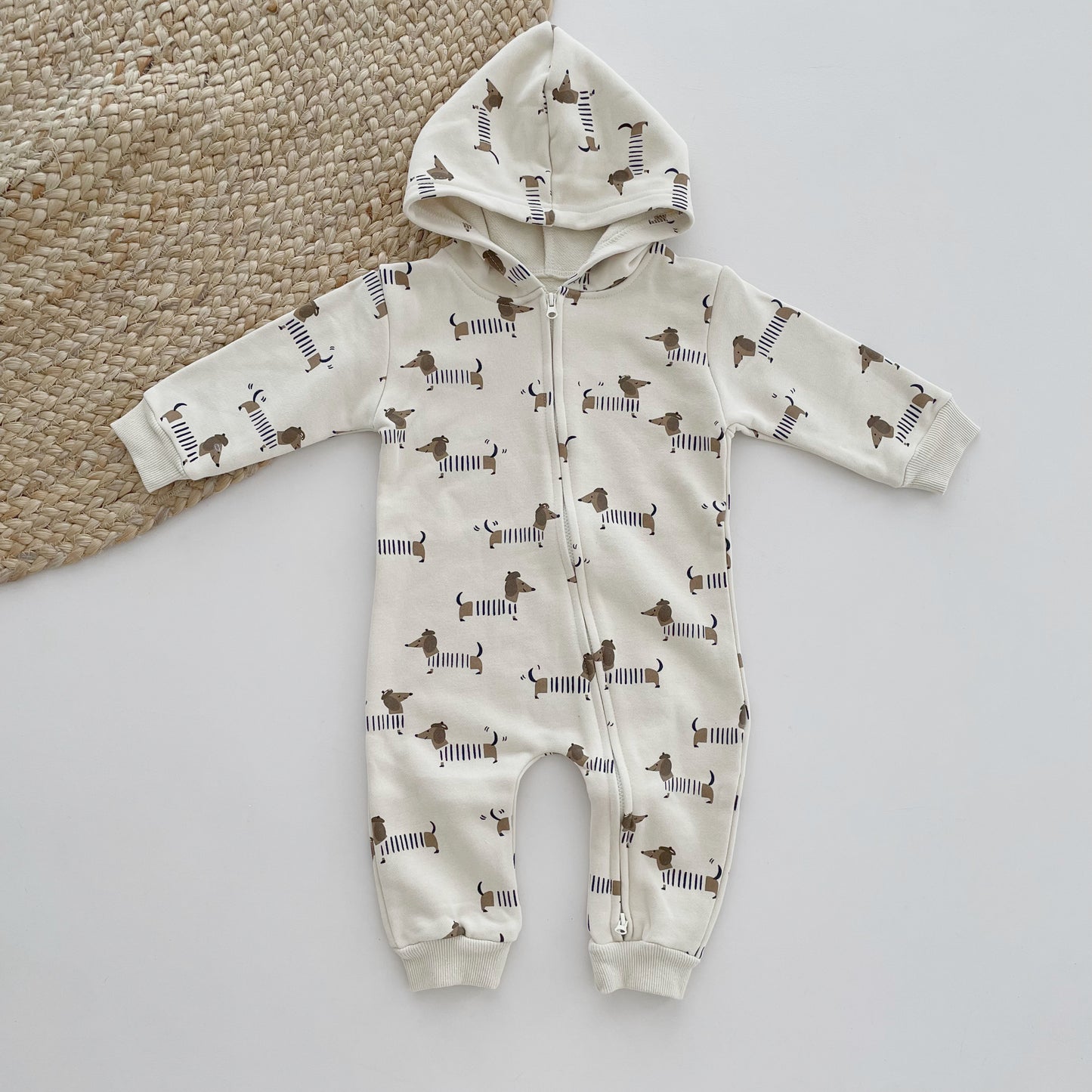 Dackel-Jumpsuit | 0-18 Monate