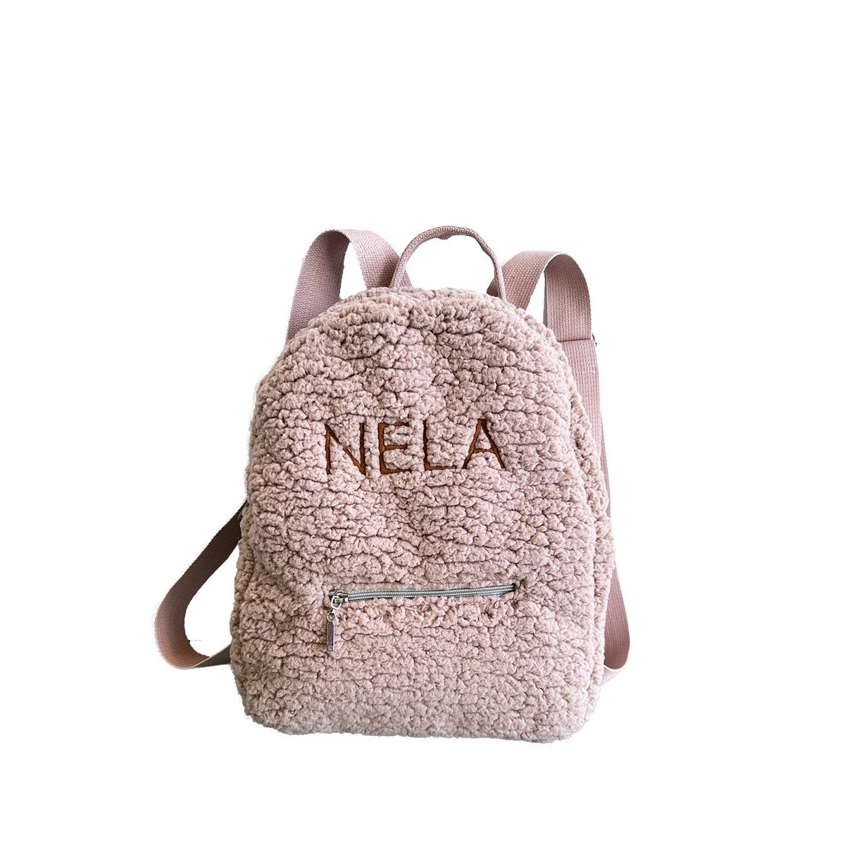 Kinderrucksack aus Teddyfell (personalisierbar)