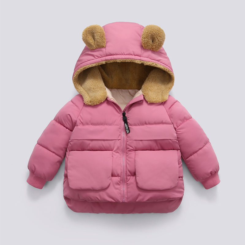 Gefütterte Jacke mit Ohren