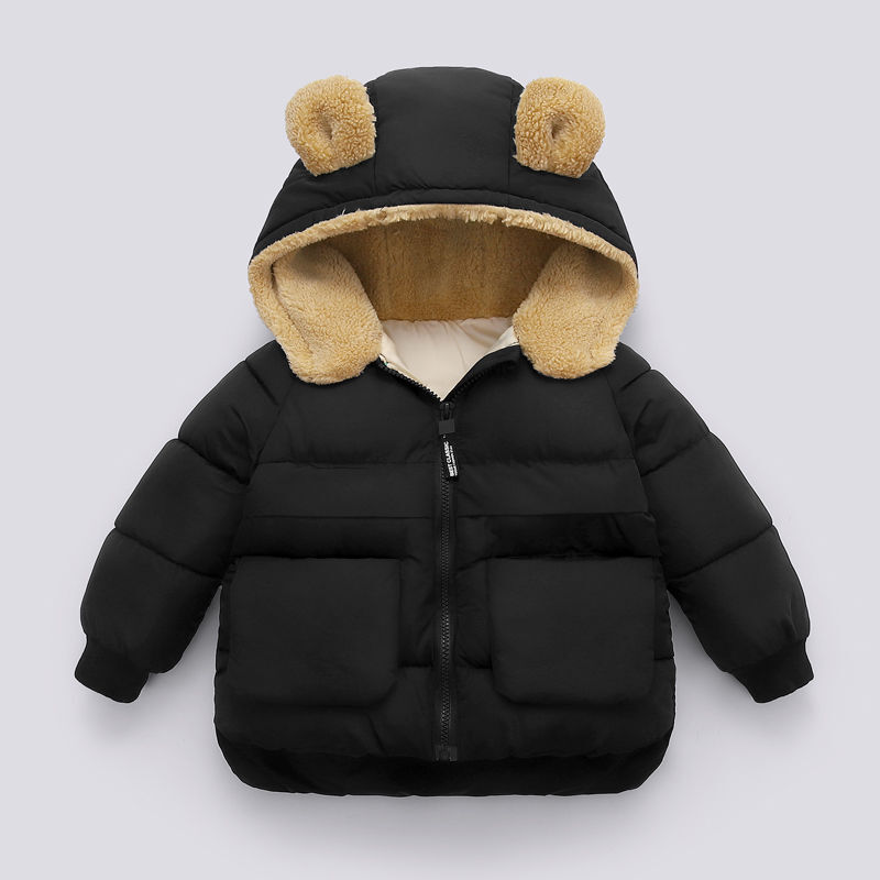 Gefütterte Jacke mit Ohren