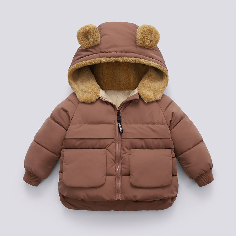Gefütterte Jacke mit Ohren